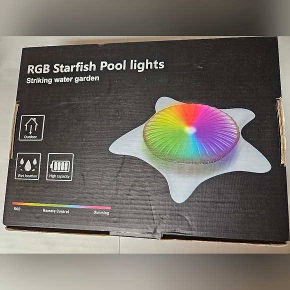 New Starfish‎ Waterproof Pool Light - Picture 1 of 6